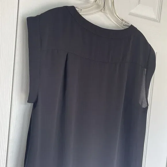 J. Crew Black Scoop Neck Sleeveless Top Women's Size 4 - Picture 3 of 16